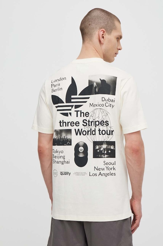 adidas Originals t-shirt in cotone beige IS2902