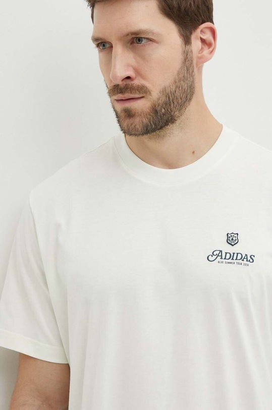 Bavlnené tričko adidas Originals béžová IS2937