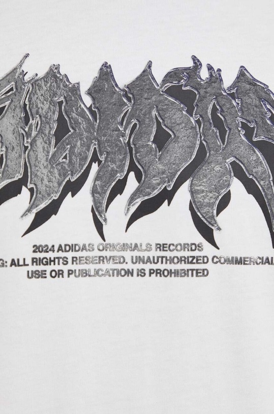 Βαμβακερό μπλουζάκι adidas Originals IS2946 λευκό