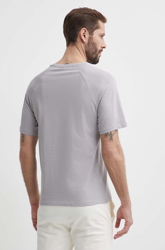 Одежда Хлопковая футболка Hummel hmlLGC KAI REGULAR HEAVY T-SHIRT 223989 серый