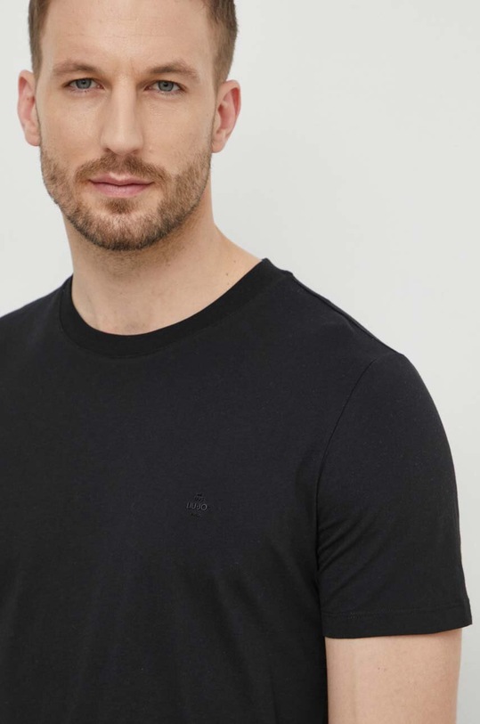 Oblečení Bavlněné tričko Liu Jo M000P204PIMATEE černá