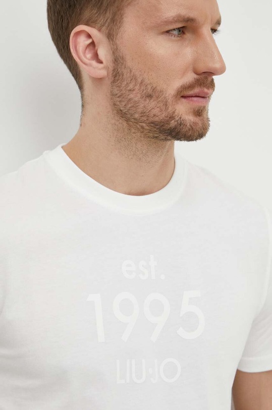 Liu Jo pamut póló fehér M124P2041995TEE