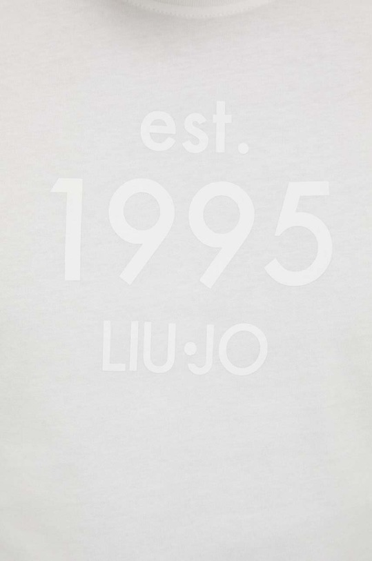 Liu Jo pamut póló M124P2041995TEE fehér