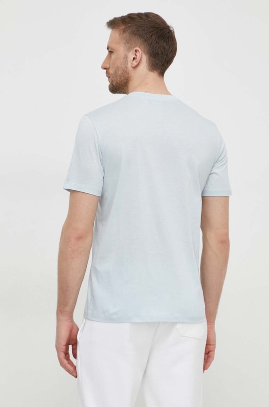 Liu Jo t-shirt bawełniany M124P204NEWMERCER niebieski SS24