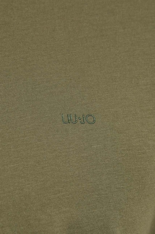 Liu Jo t-shirt bawełniany M124P204NEWMERCER zielony