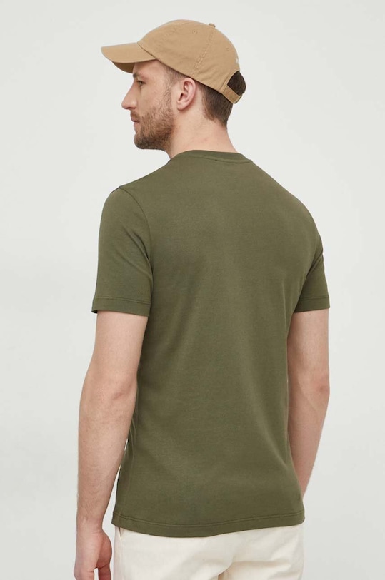 Liu Jo t-shirt bawełniany M124P204PRINTCOMF zielony SS24