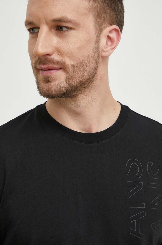 Liu Jo t-shirt bawełniany czarny M124P204TEEJMIRROR