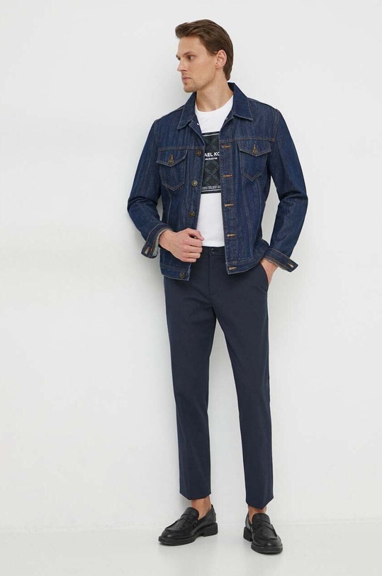 Βαμβακερό μπλουζάκι Michael Kors CS451VR1V2 λευκό SS24