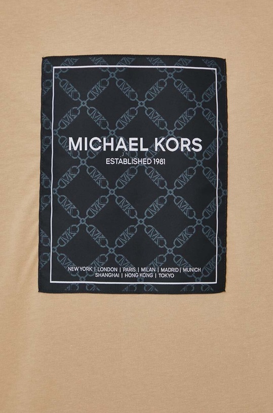 Ruházat Michael Kors pamut póló CS451VR1V2 bézs