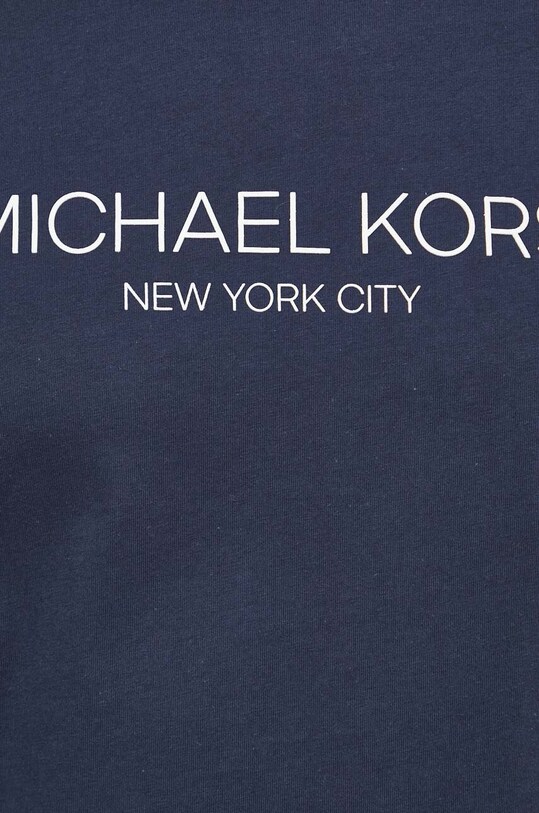 Michael Kors t-shirt bawełniany CS4521H1V2 granatowy