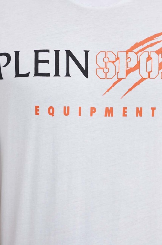 PLEIN SPORT t-shirt in cotone PADC.MTK7205.SJY001N bianco