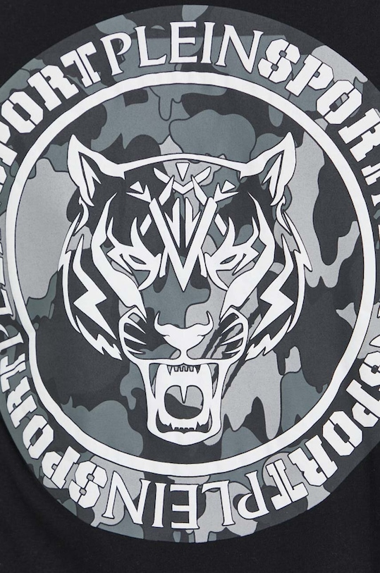 Bavlnené tričko PLEIN SPORT PADC.MTK7212.SJY001N čierna