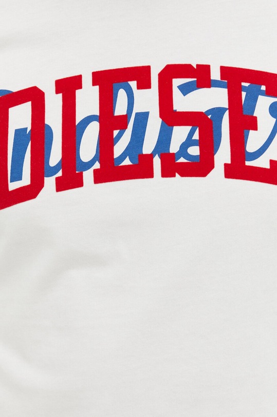 Diesel tricou din bumbac A12441.0GRAI bej