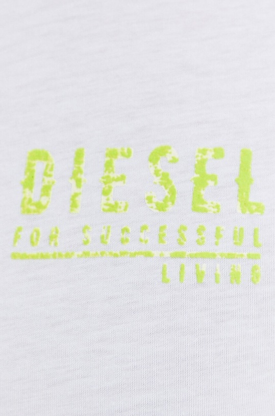 Bavlněné tričko Diesel T-DIEGOR-K72 A12500.0GRAI bílá