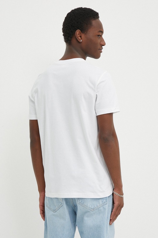 Diesel t-shirt bawełniany T-DIEGOR-K73 A12501.0GRAI biały SS24