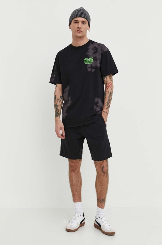 Vans t-shirt in cotone VN000G4ZBLK1 nero SS24