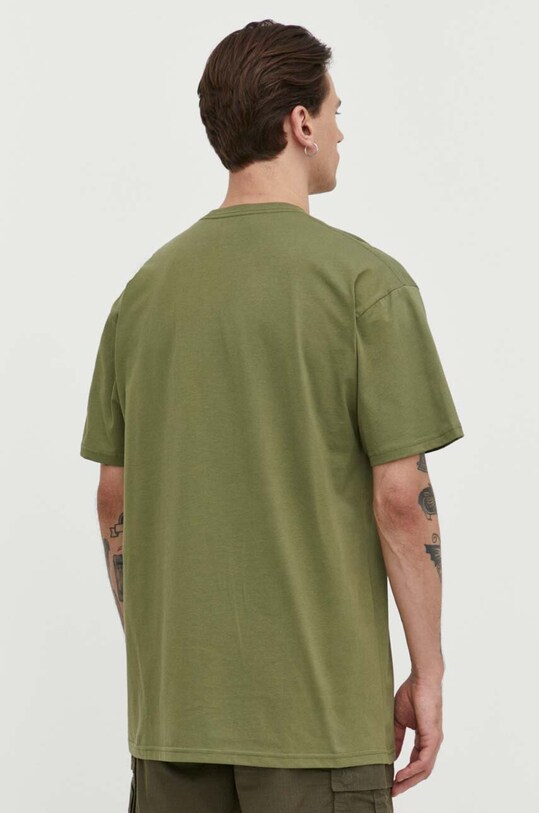Îmbrăcăminte Vans tricou din bumbac VN0A5E81D1B1 verde