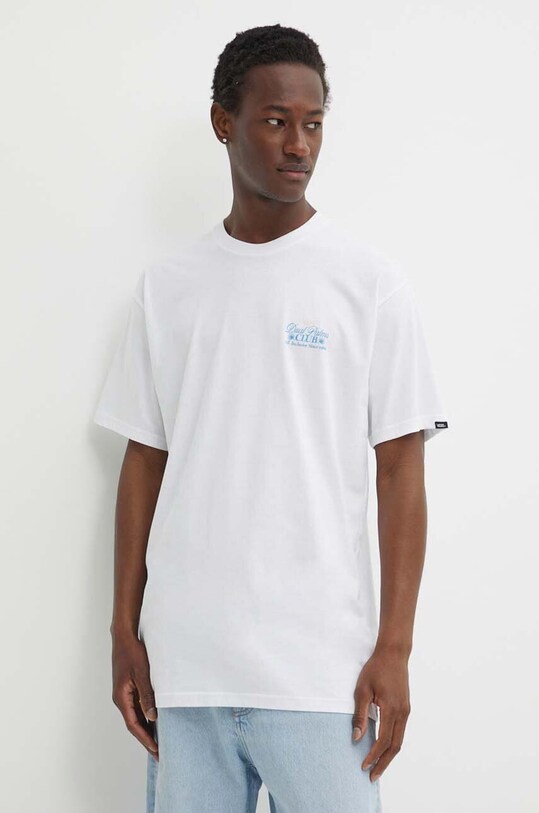 Odzież Vans t-shirt bawełniany VN000G5MWHT1 biały