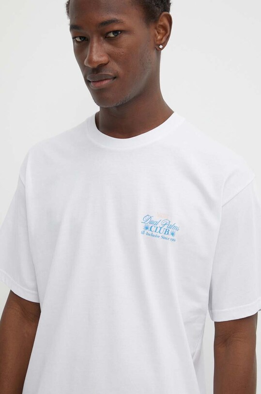 Vans t-shirt bawełniany biały VN000G5MWHT1