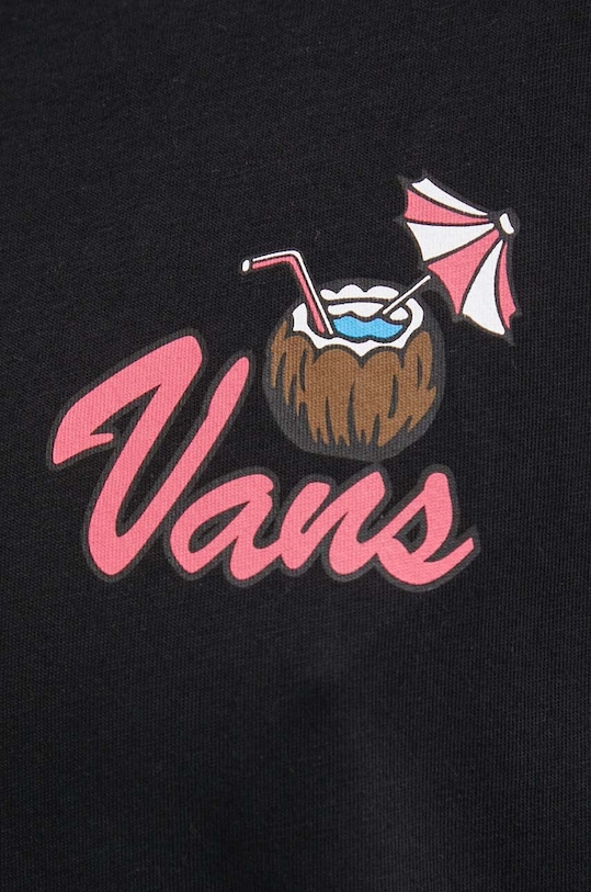 Bavlněné tričko Vans VN000G5JBLK1 černá