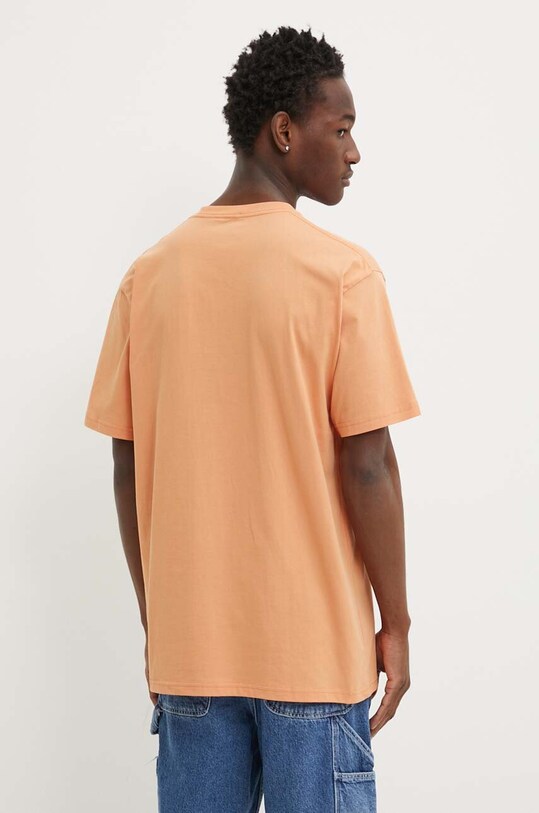 Odzież Vans t-shirt bawełniany VN0A5E7YD051 pomarańczowy