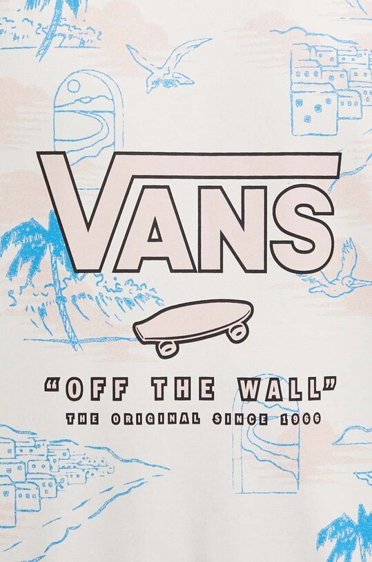 Vans t-shirt bawełniany VN0A5E7YCYV1 czarny