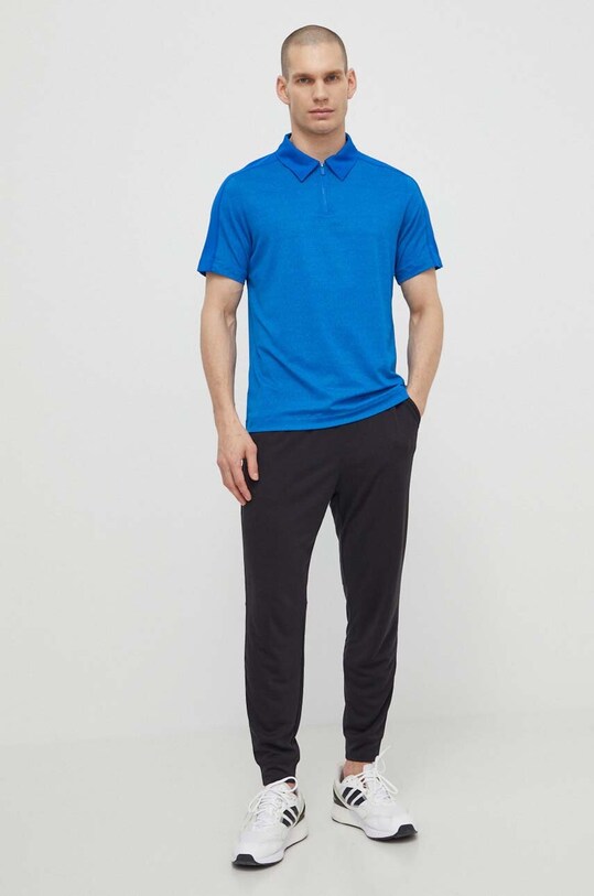 Поло для тренувань Calvin Klein Performance 00GMS4K176 блакитний SS24