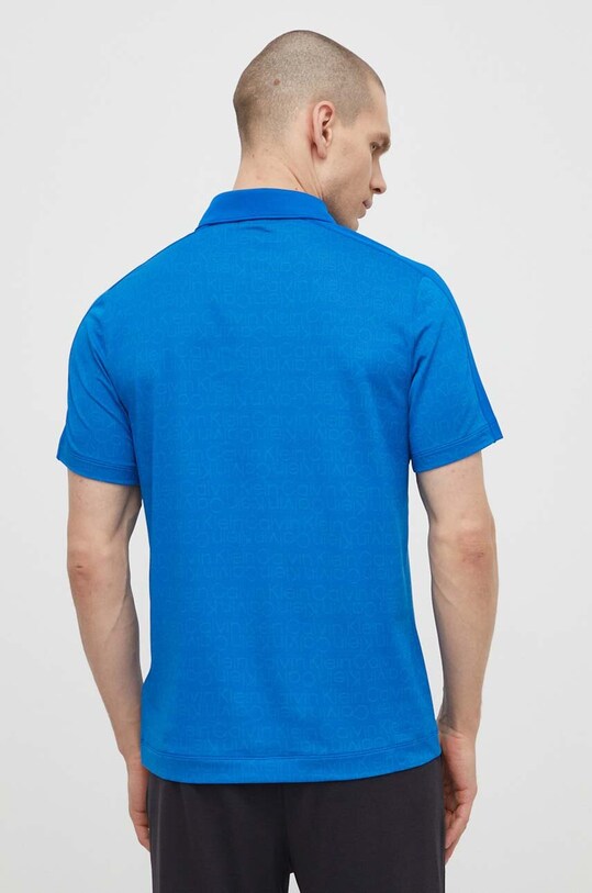 Одяг Поло для тренувань Calvin Klein Performance 00GMS4K176 блакитний