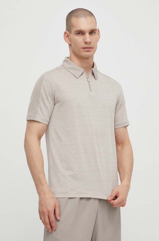 Calvin Klein Performance polo da trekking beige 00GMS4K176