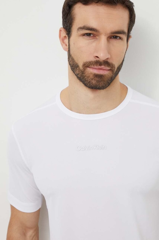 Odzież Calvin Klein Performance t-shirt treningowy 00GMS4K159 biały