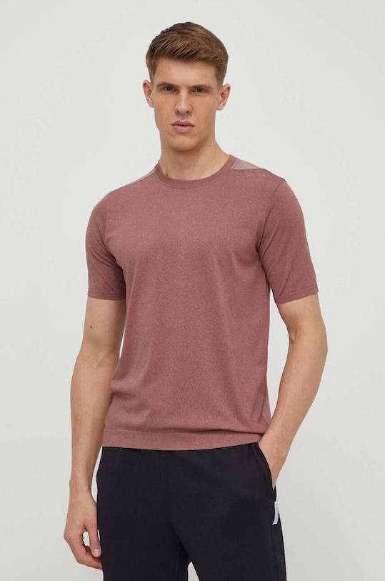 Calvin Klein Performance tricou de antrenament uni roz 00GMS4K164