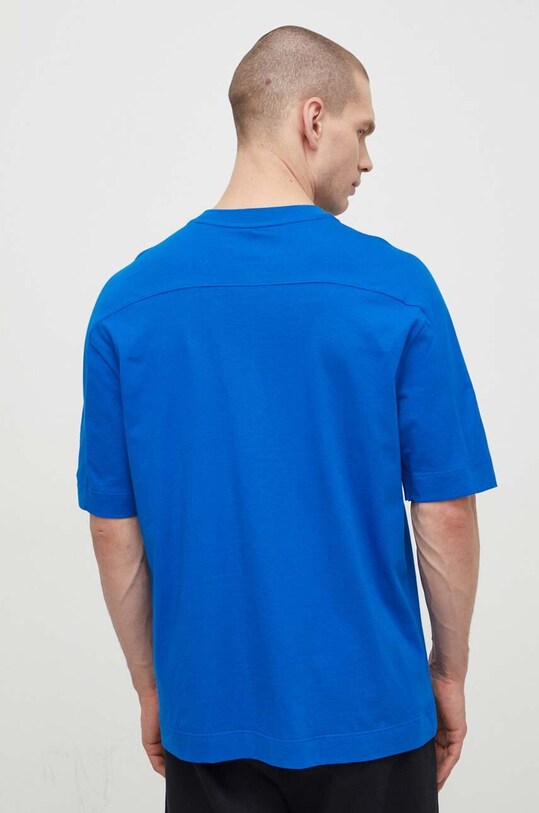 Одяг Бавовняна футболка Calvin Klein Performance 00GMS4K173 блакитний