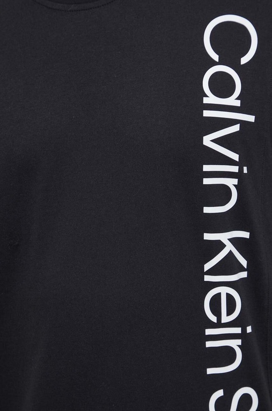 Calvin Klein Performance t-shirt bawełniany 00GMS4K173 czarny