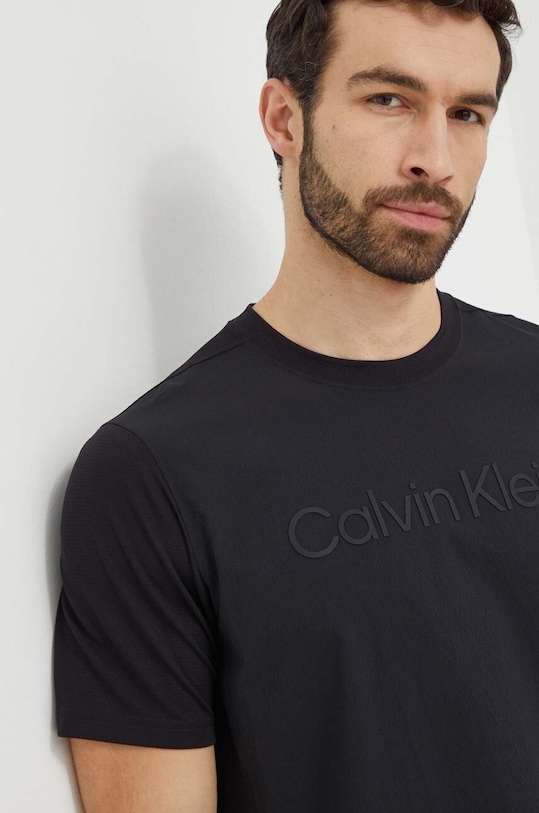 Calvin Klein Performance tricou de antrenament imprimeu negru 00GMS4K189