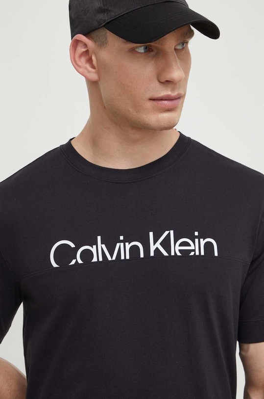 Calvin Klein Performance t-shirt nadruk czarny 00GMS4K190