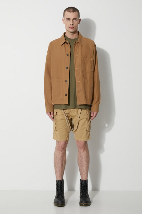 Fjallraven tricou Hemp Blend F12600215.620 verde SS24