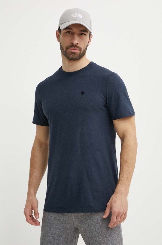 Fjallraven t-shirt Hemp Blend granatowy F12600215.555