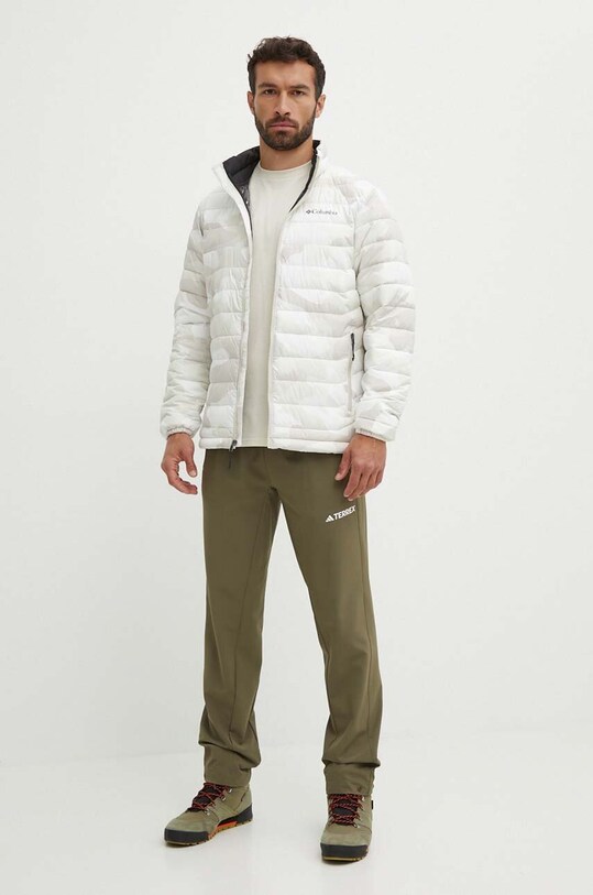 Fjallraven t-shirt sportowy Walk With Nature F12600216.113 beżowy SS24