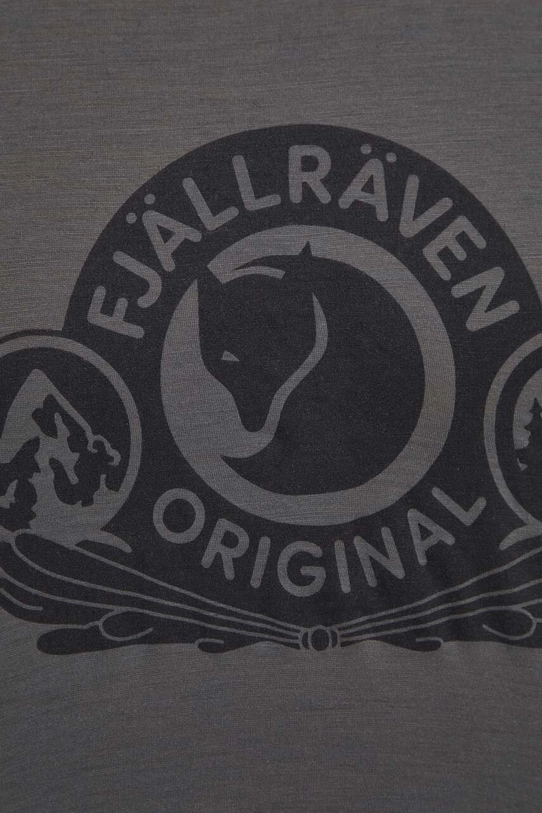 Fjallraven t-shirt wełniany Abisko Wool Classic F84117.050 szary