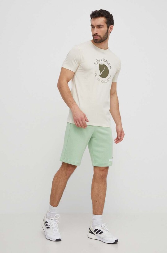 Fjallraven t-shirt Fjällräven Fox F87052.113 beżowy SS24