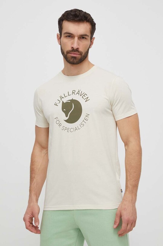 Fjallraven t-shirt Fjällräven Fox beżowy F87052.113