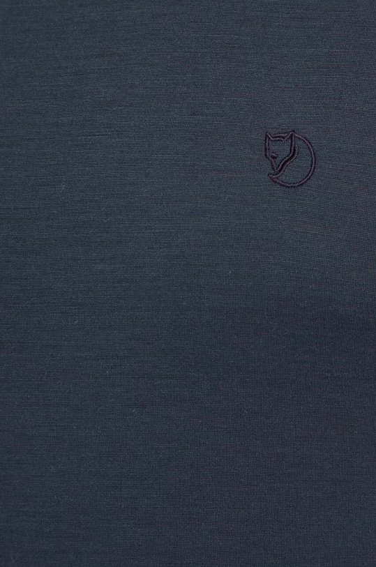 Вовняна футболка Fjallraven Abisko Wool F87193.555 темно-синій