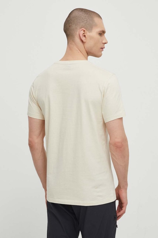 Fjallraven tricou din bumbac Arctic Fox T-shirt F87220.113 bej SS24