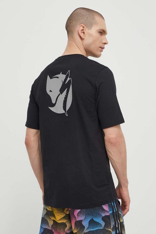 Oblečení Bavlněné tričko Fjallraven Fjallraven x Specialized F22035.550 černá