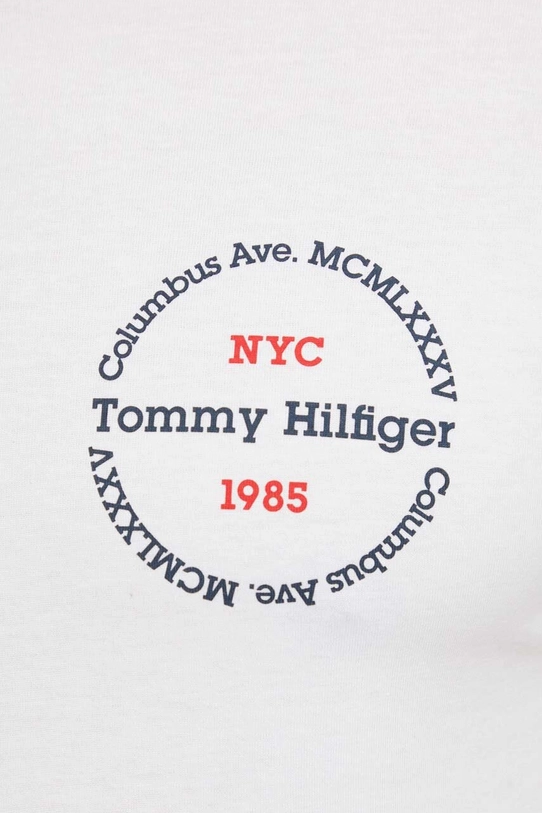 Tommy Hilfiger t-shirt bawełniany beżowy MW0MW34390