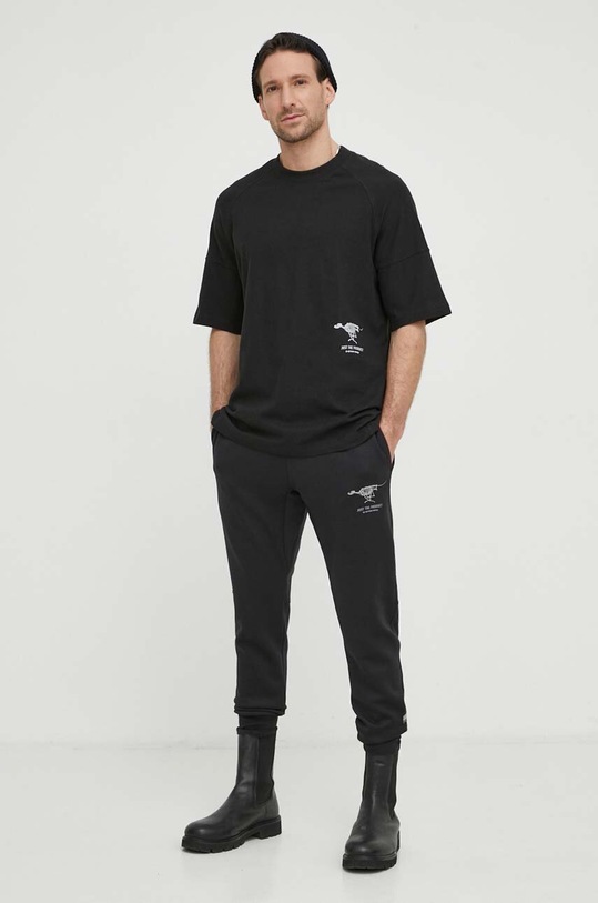 G-Star t-shirt bawełniany D24381.D593 czarny SS24