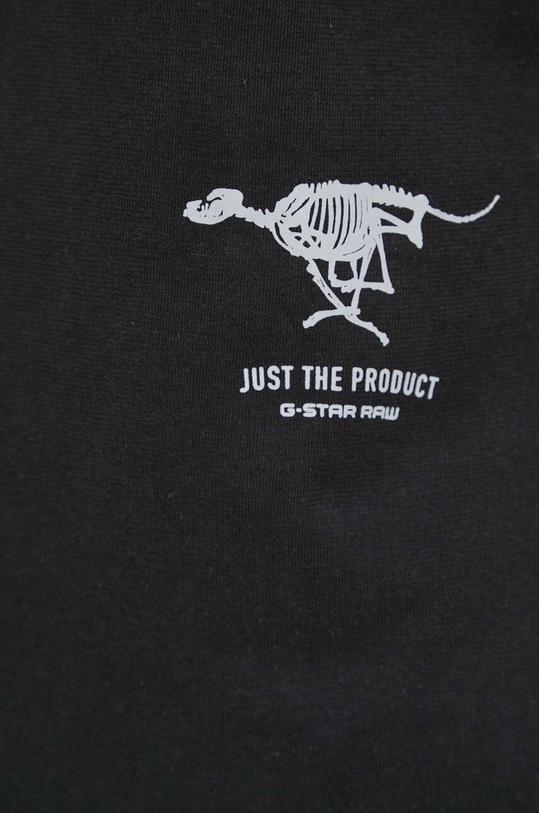 G-Star t-shirt bawełniany D24381.D593 czarny