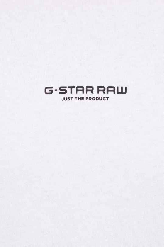 G-Star tricou din bumbac D24780.C336 alb