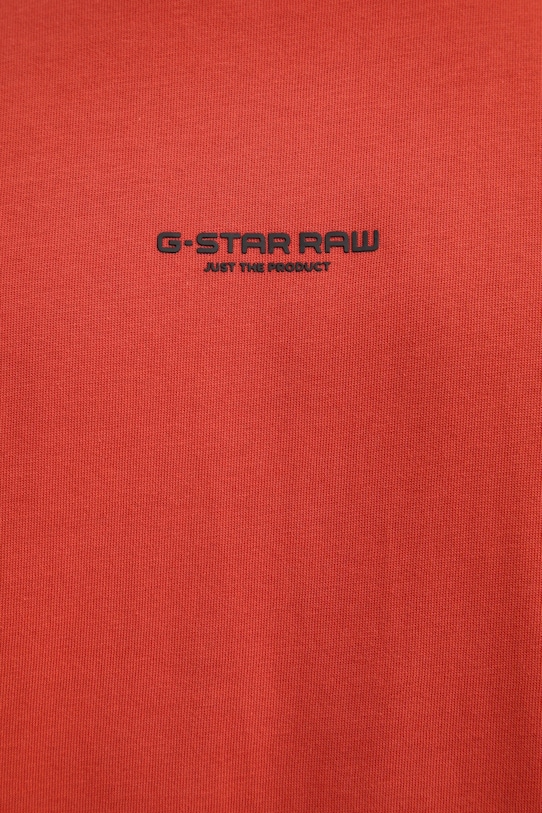 G-Star t-shirt bawełniany D24780.C336 pomarańczowy