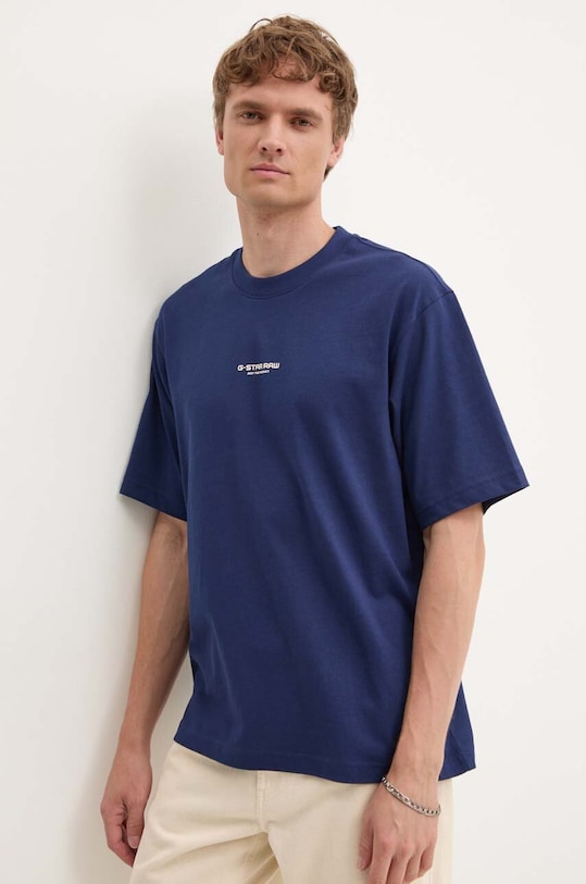 Хлопковая футболка G-Star relaxed голубой D24780.C336